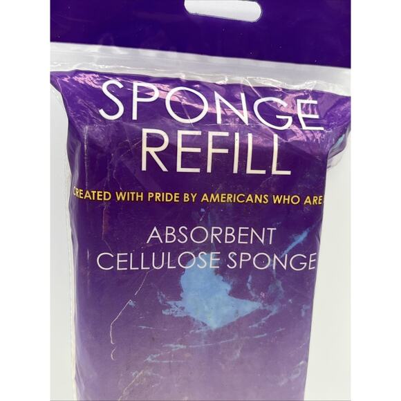 Butterfly Mop Absorbent Cellulose Poly Sponge Refill Head Type I Made in USA NEW - Picture 3 of 4